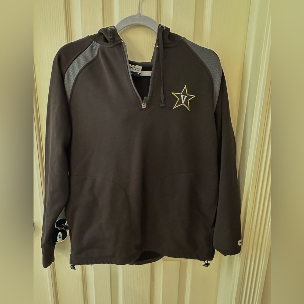 Colosseum Black Zip-Up Hoodie